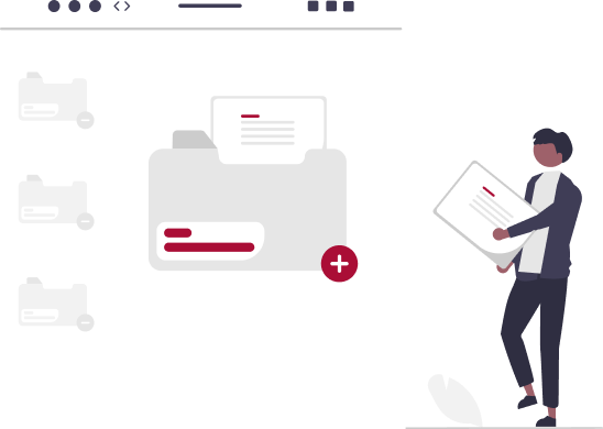 現場での内製化をイメージしたイラスト